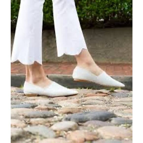 Nantucket Sole Lincoln Loafers Size 37 Stone Gray Leather Flats Nautical Casual - Picture 1 of 13